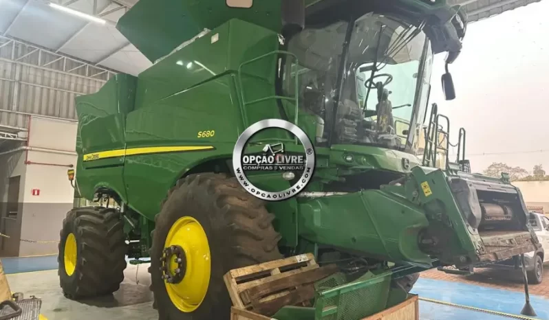 COLHEITADEIRA JOHN DEERE S680 40PES DRAPER ANO 2015
