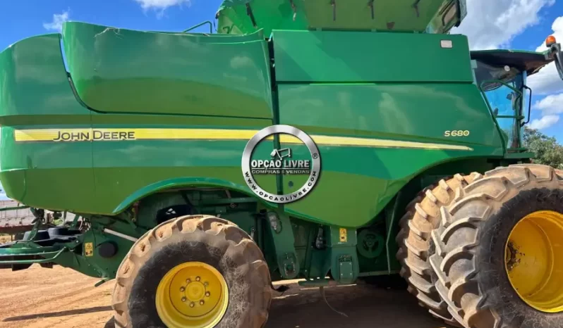 COLHEITADEIRA JOHN DEERE S680 4X4 40PES ANO 2012