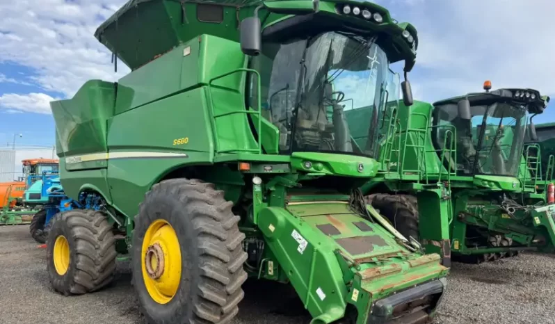 COLHEITADEIRA JOHN DEERE S680 40 PES DRAPER ANO 2015